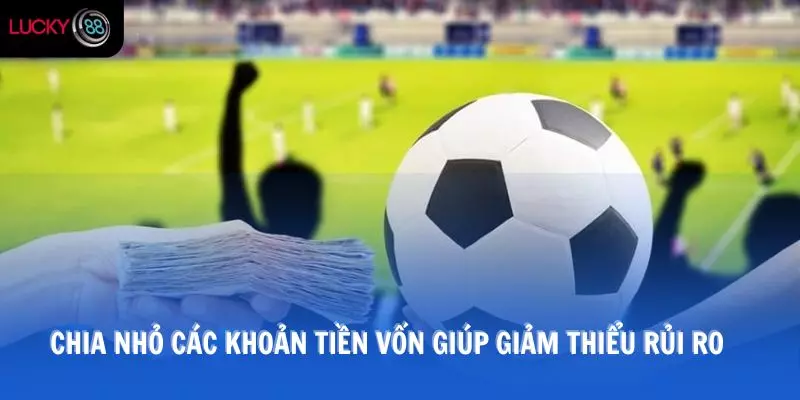 Chia nhỏ các khoản tiền vốn giúp giảm thiểu rủi ro